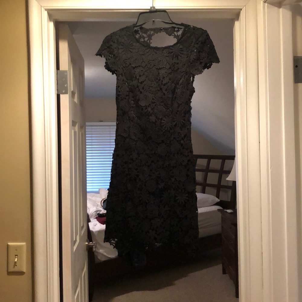 Black lacy dress